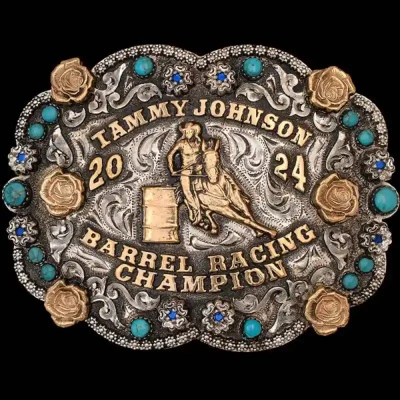 Mississippi Rose Belt Buckle